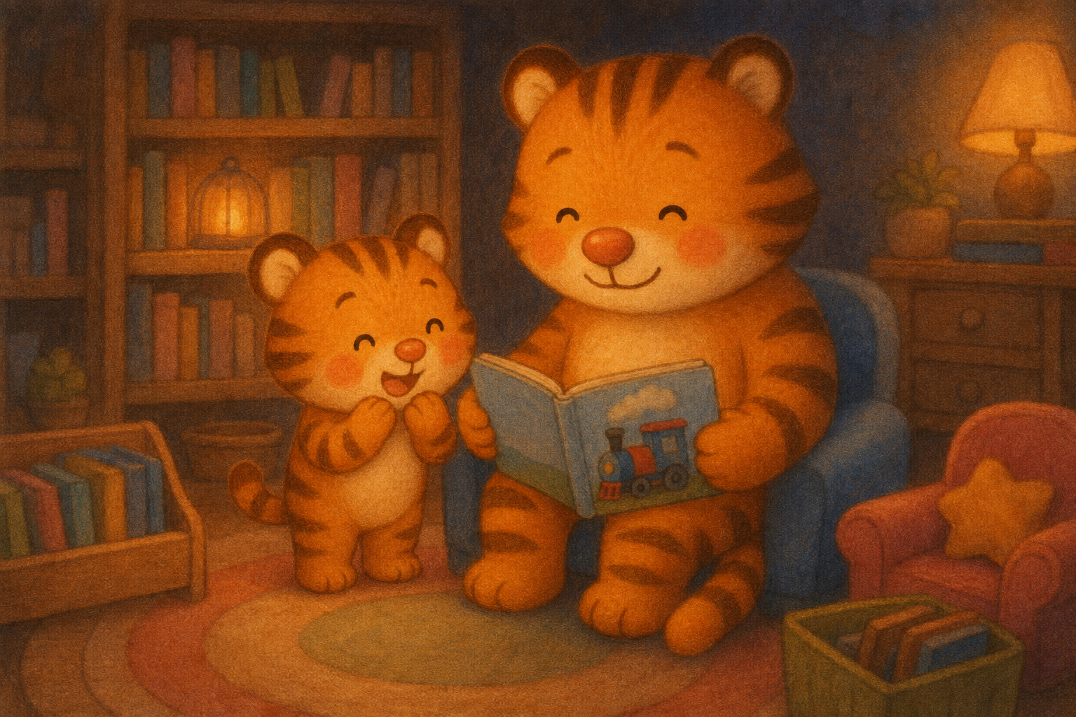 zephyr tiger goes to the library