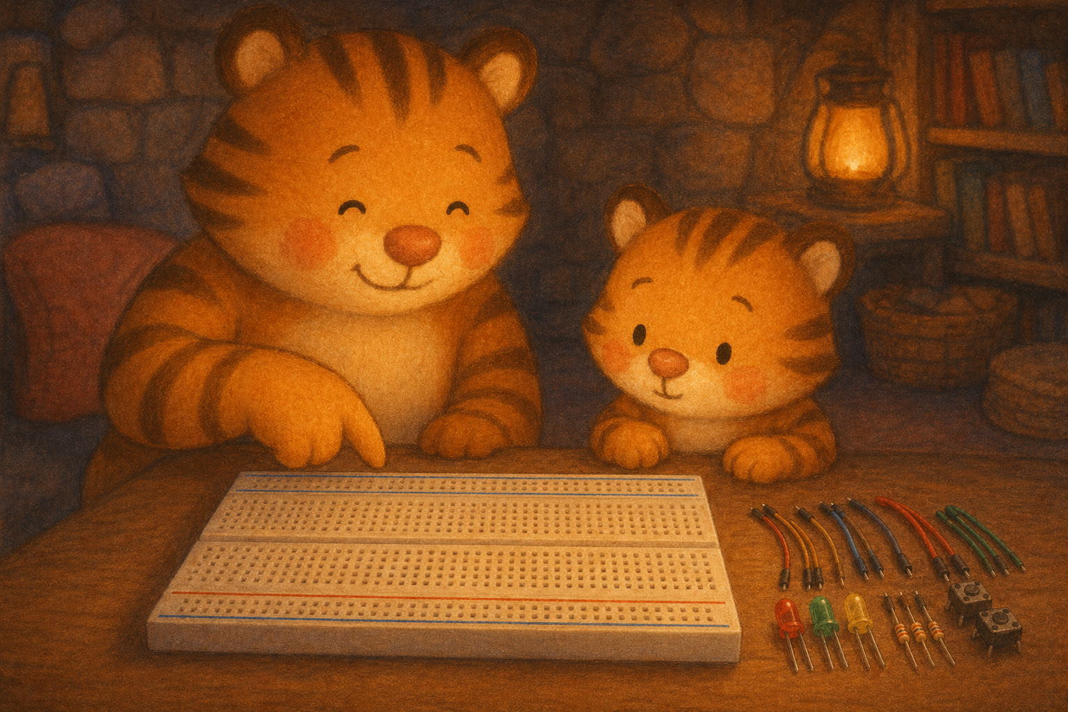 zephyr tiger learns about electricity