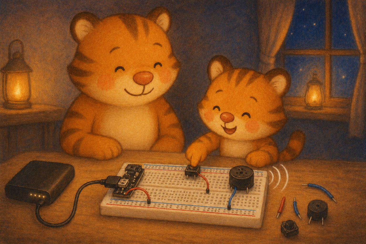 zephyr tiger learns about electricity