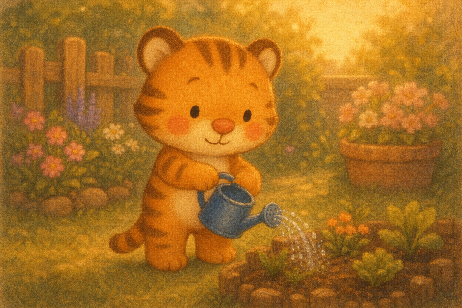 zephyr tiger plants a garden