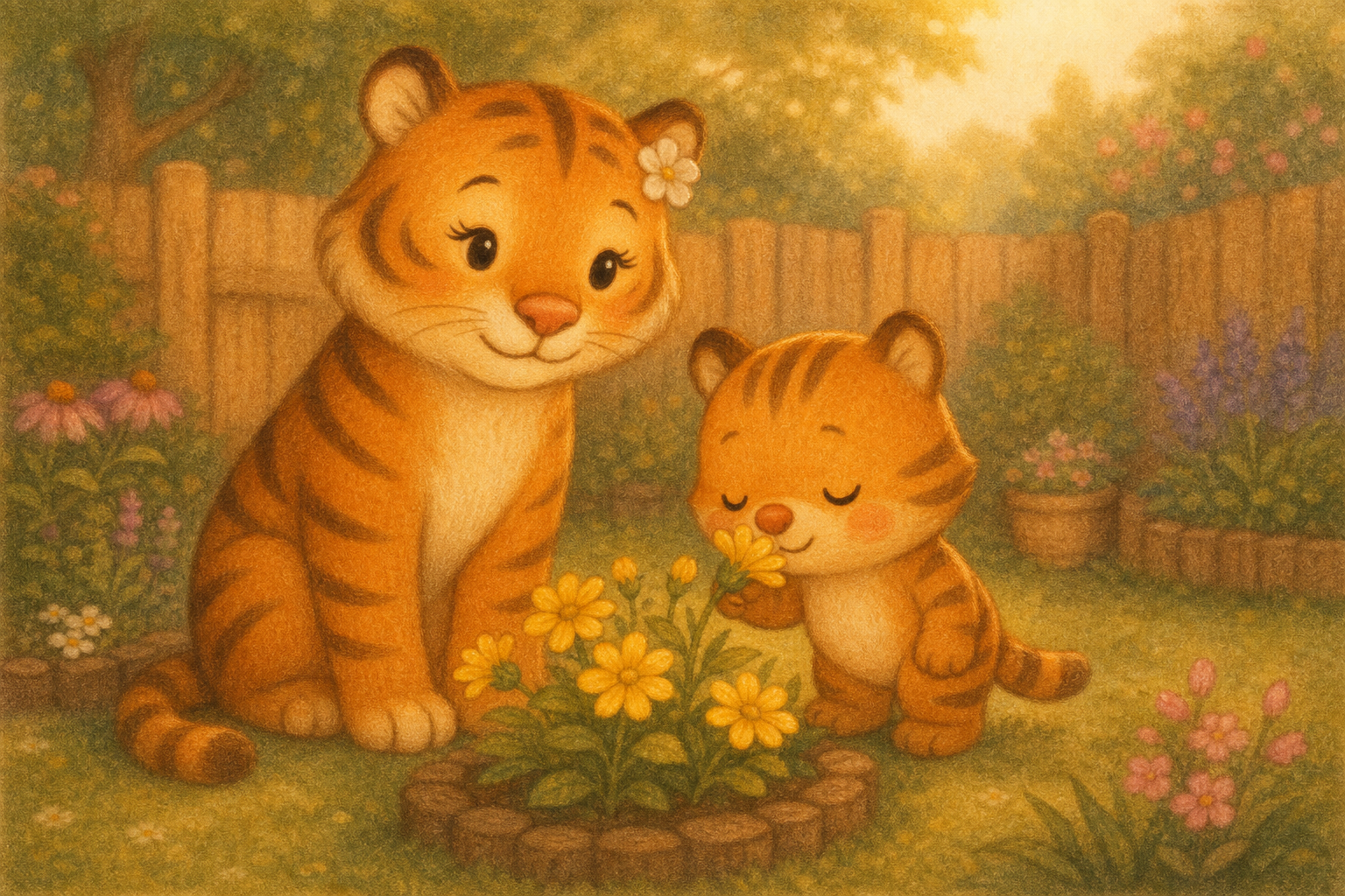 zephyr tiger plants a garden