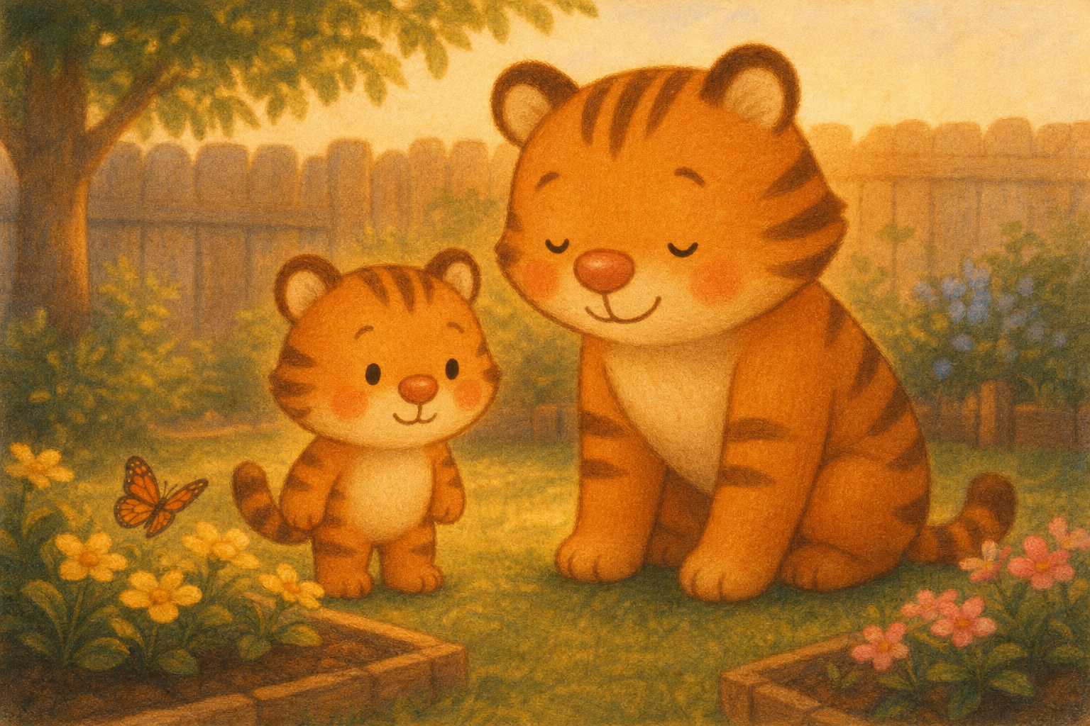 zephyr tiger plants a garden
