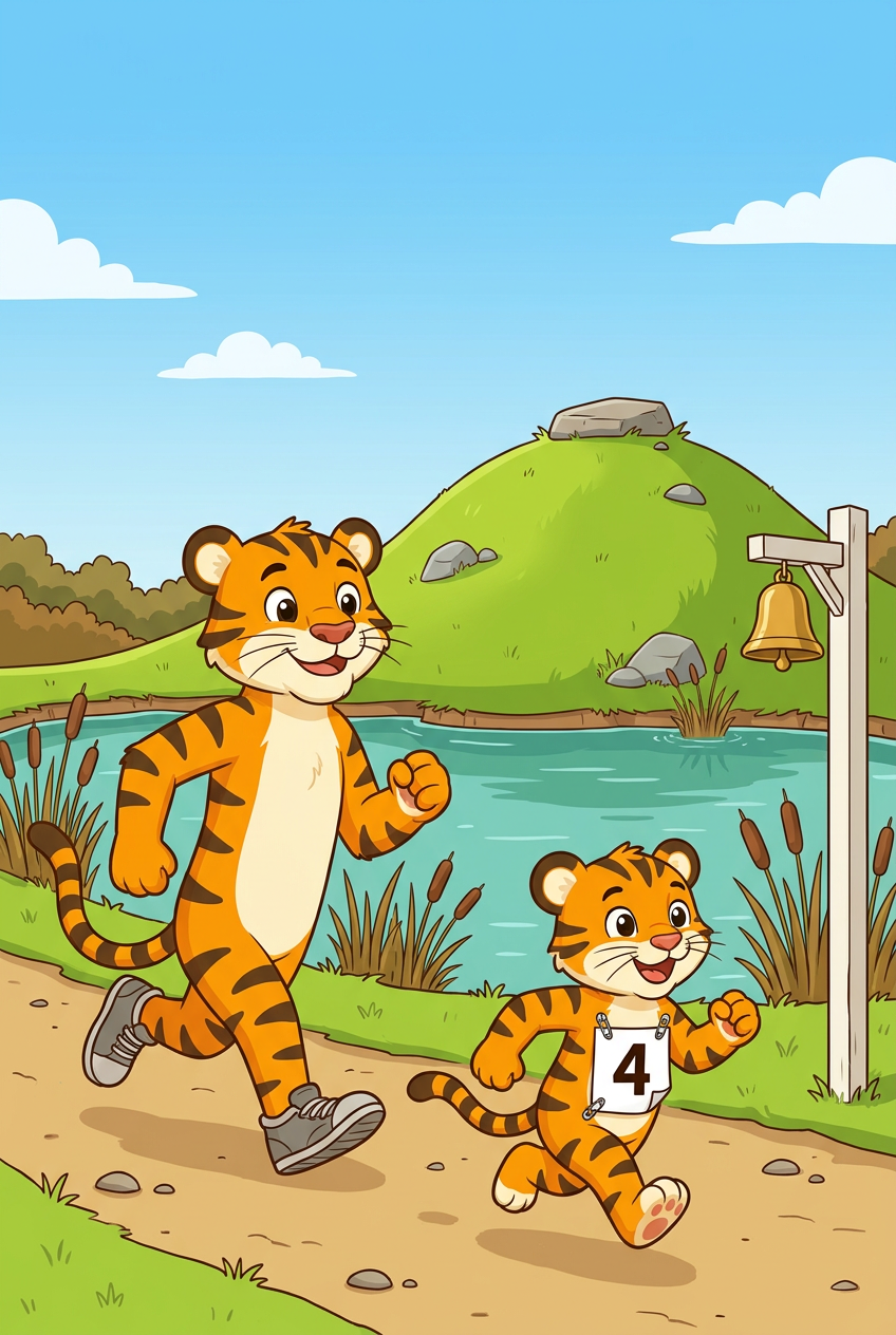 zephyr tiger and the pond run