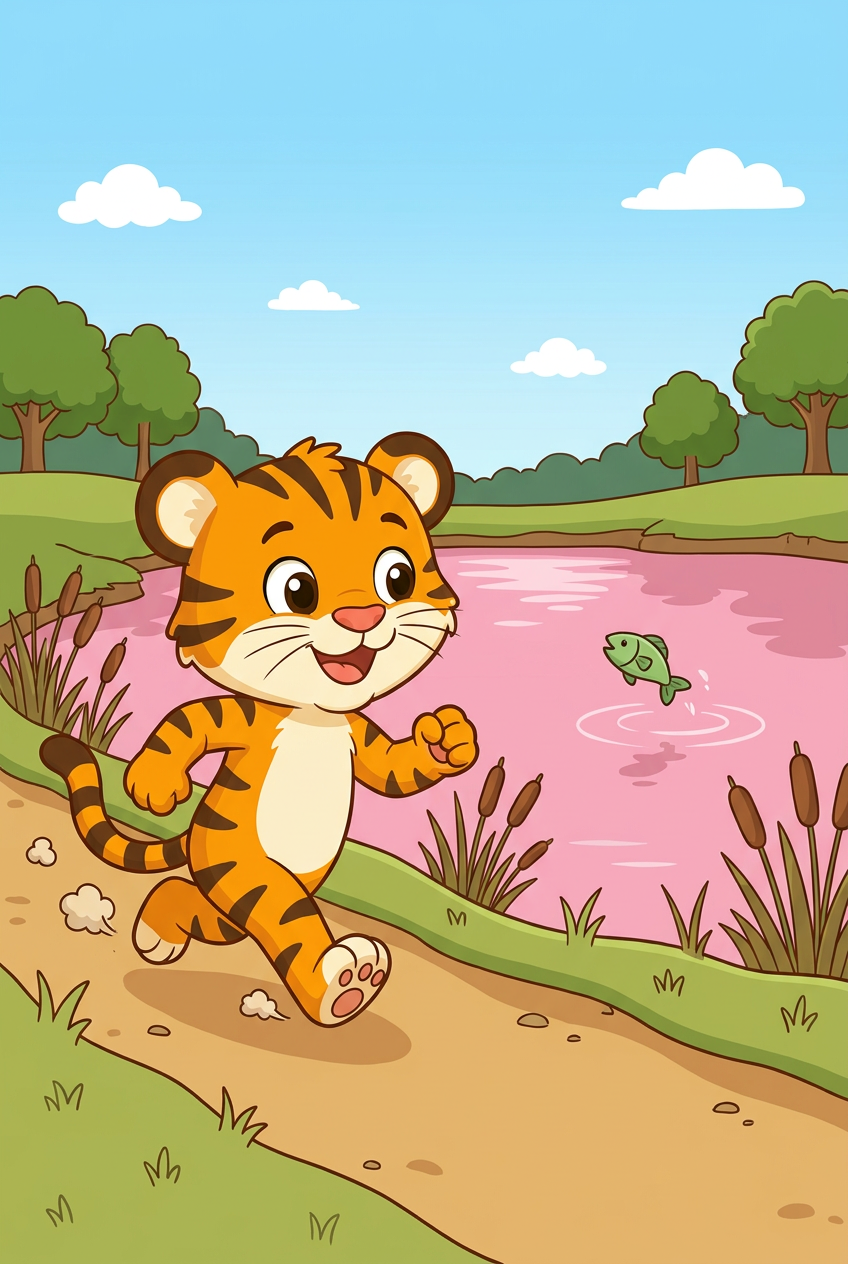 zephyr tiger and the pond run
