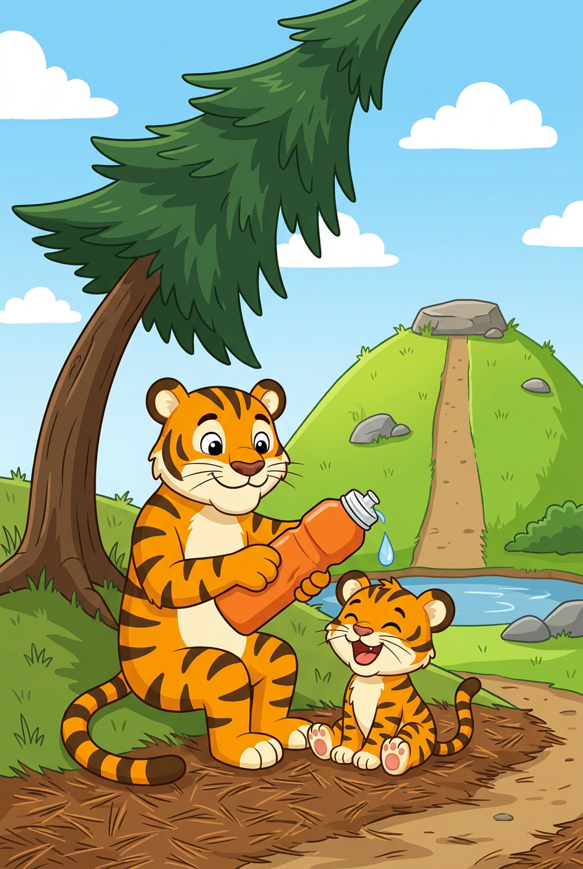 zephyr tiger and the pond run