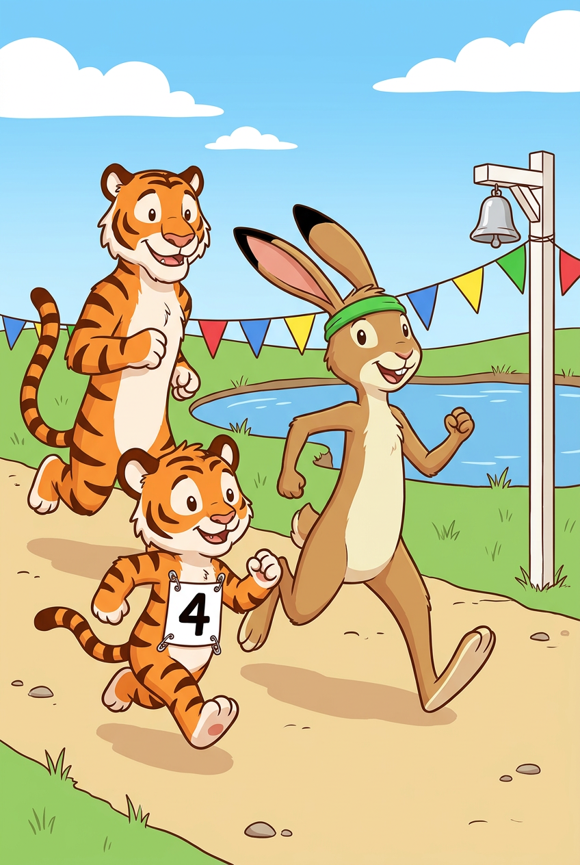 zephyr tiger and the pond run