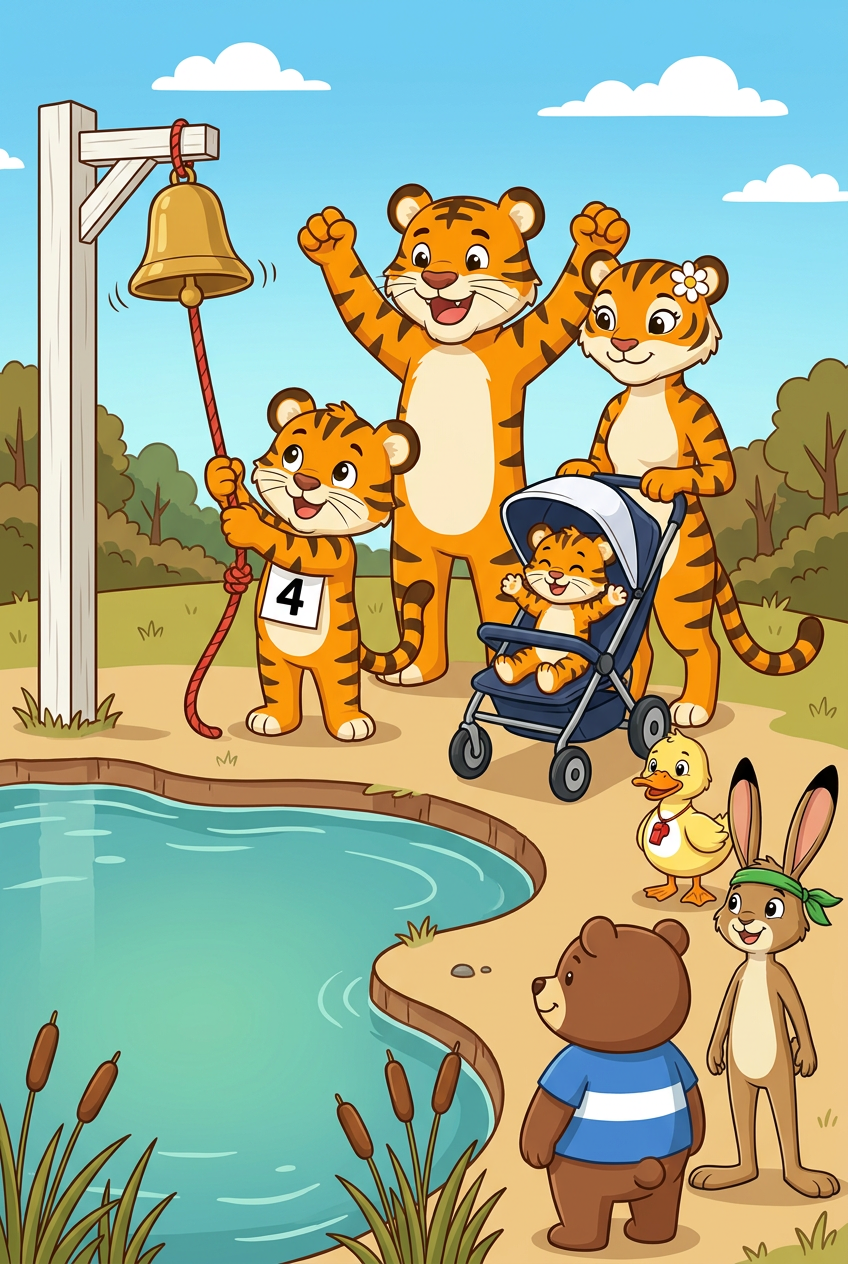 zephyr tiger and the pond run