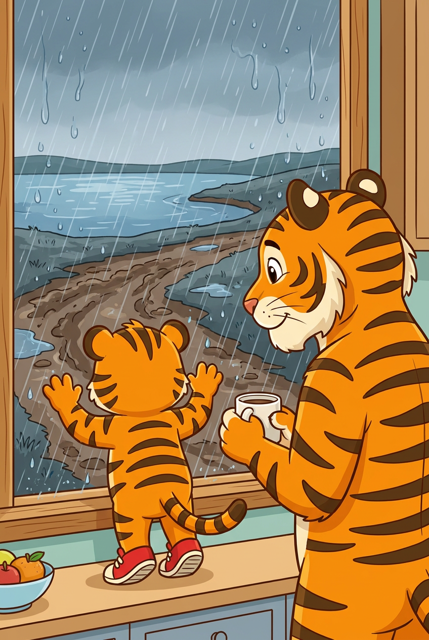 zephyr tiger and the pond run