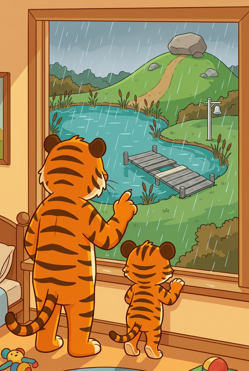 zephyr tiger and the pond run