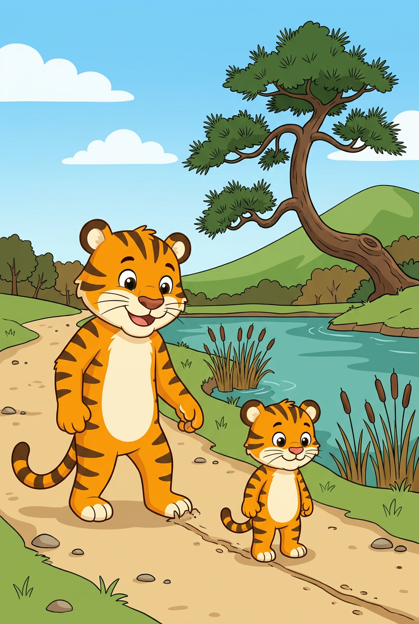 zephyr tiger and the pond run