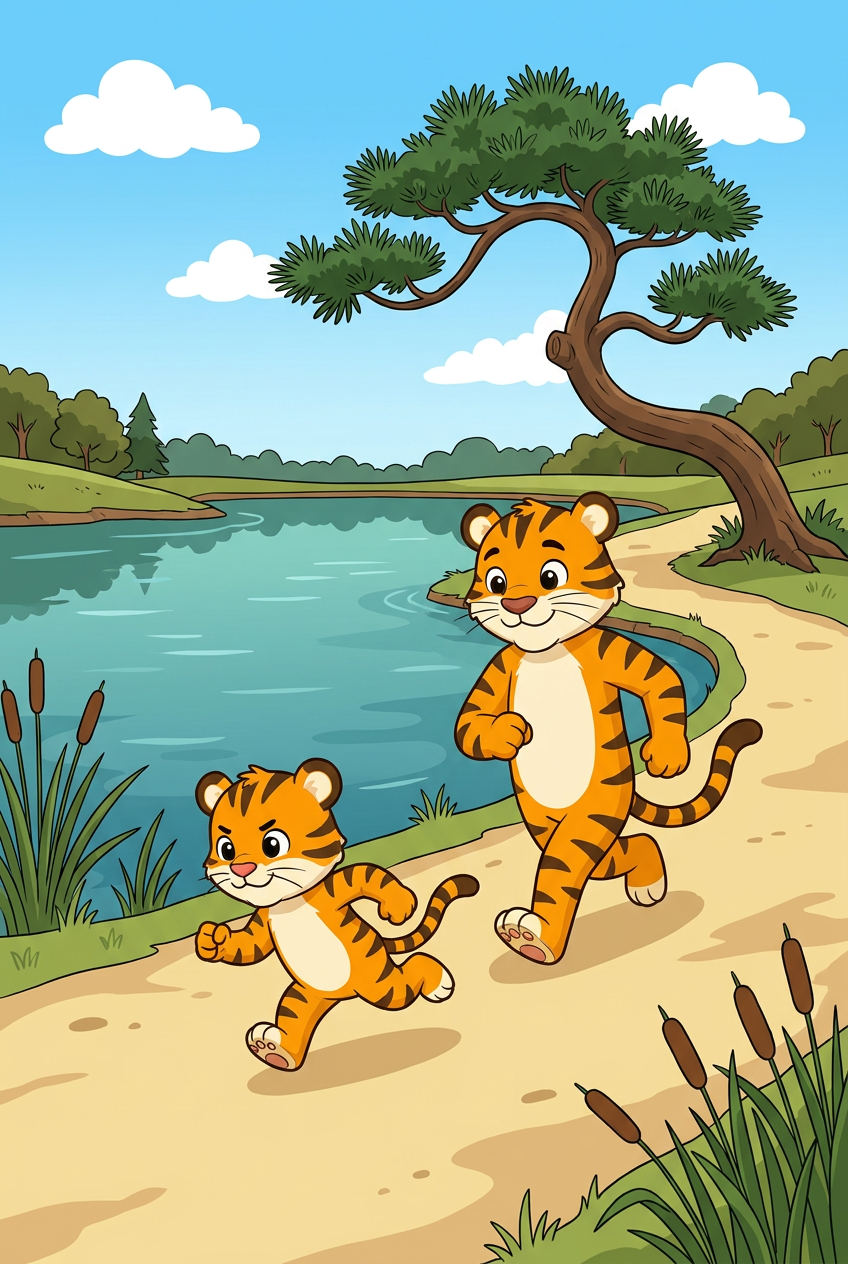 zephyr tiger and the pond run