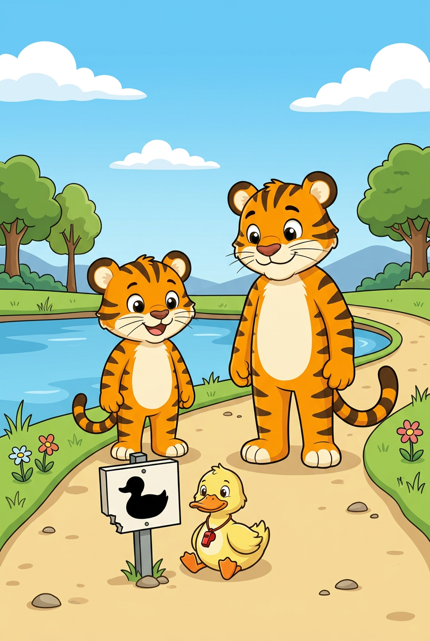 zephyr tiger and the pond run