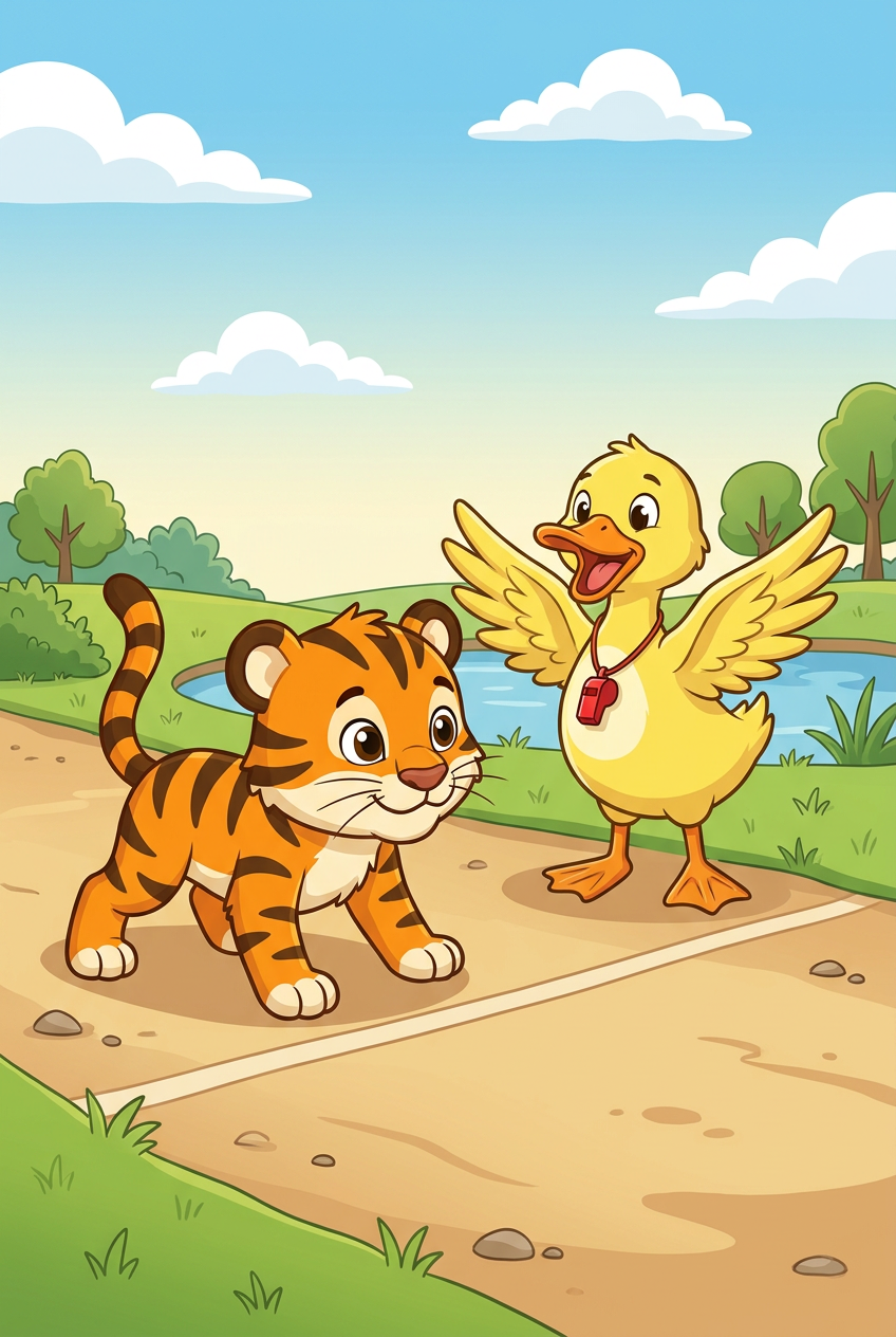 zephyr tiger and the pond run