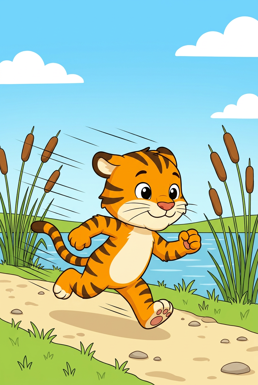 zephyr tiger and the pond run