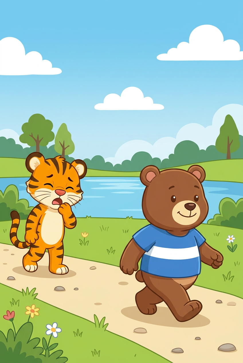 zephyr tiger and the pond run