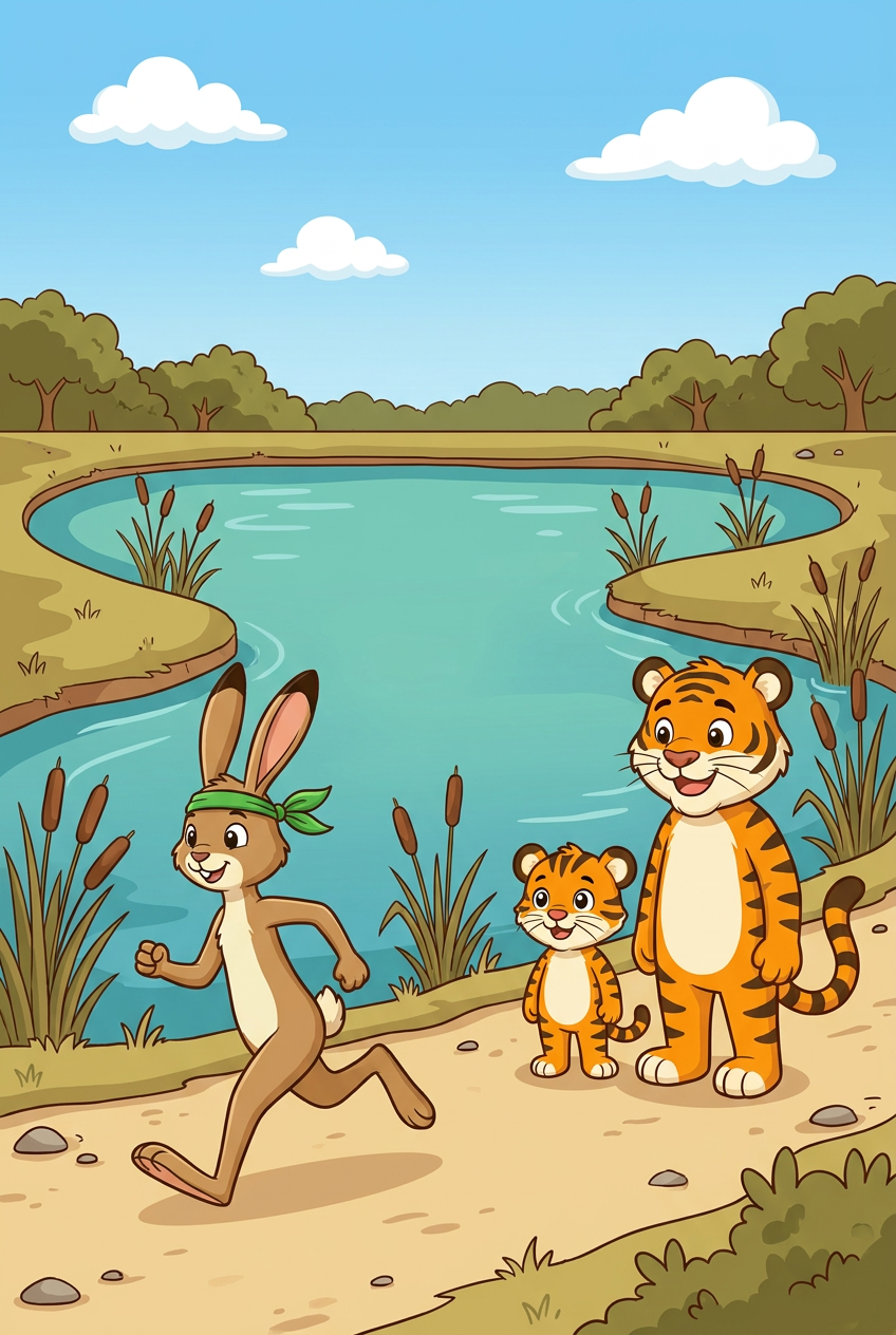 zephyr tiger and the pond run