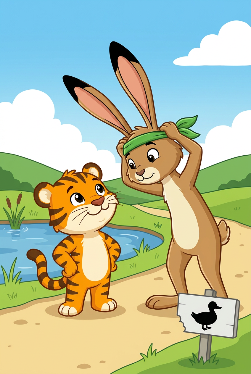 zephyr tiger and the pond run