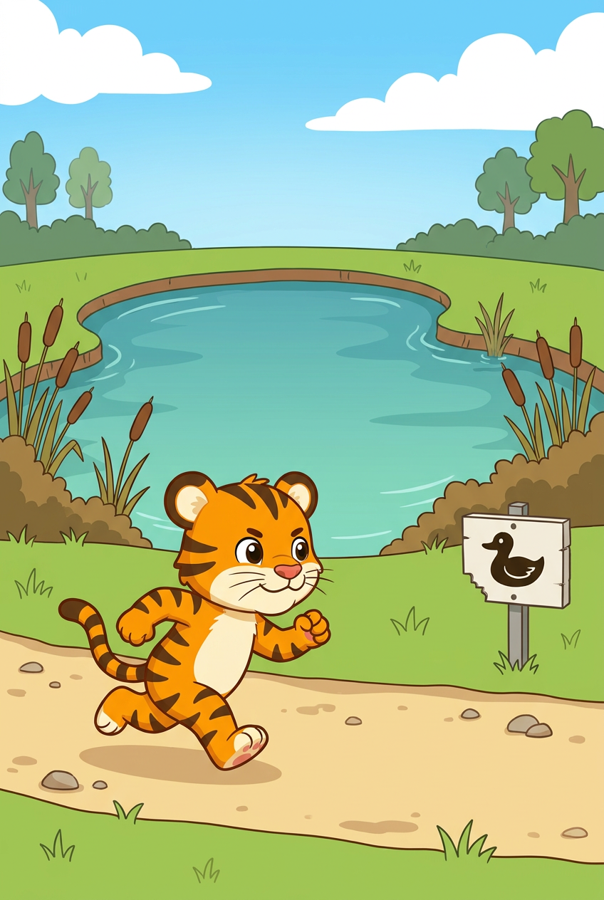 zephyr tiger and the pond run