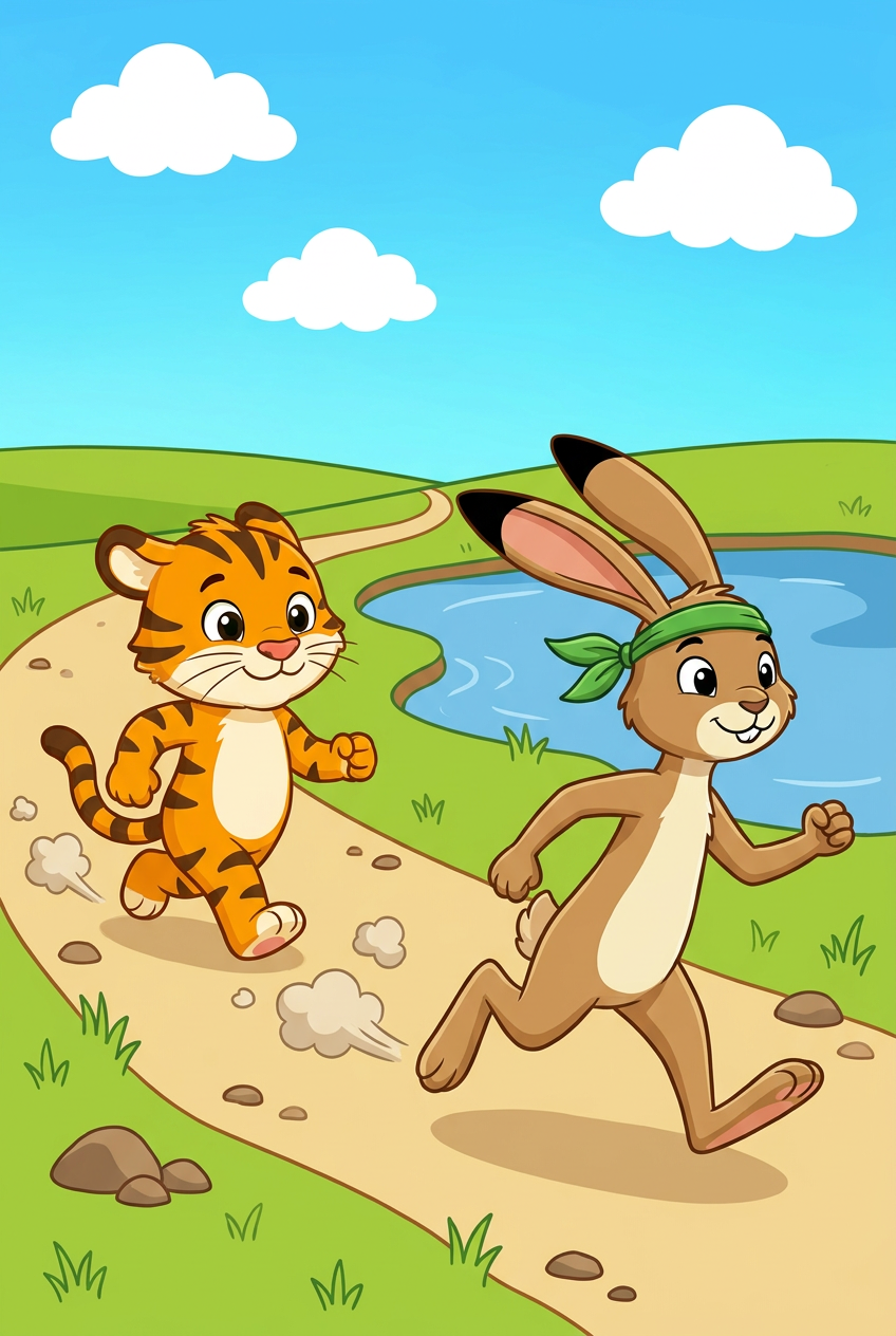 zephyr tiger and the pond run