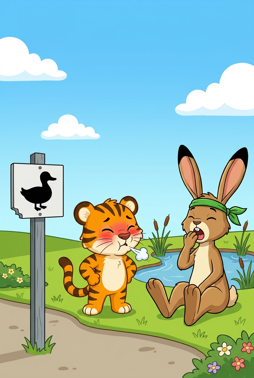 zephyr tiger and the pond run