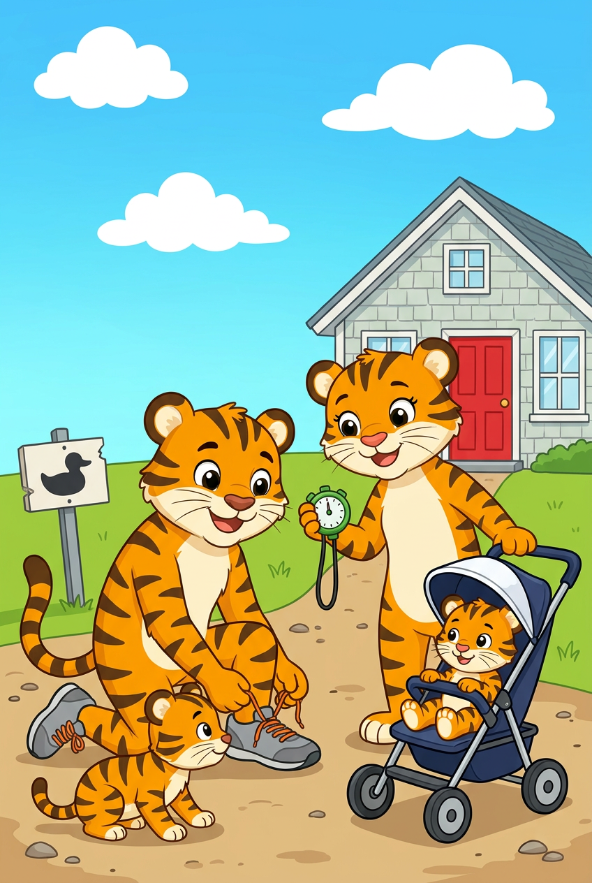 zephyr tiger and the pond run