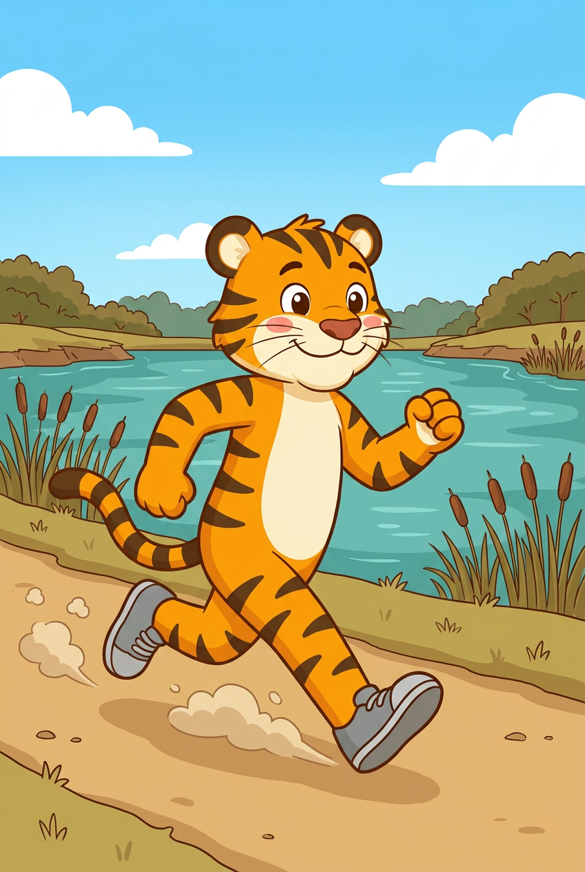 zephyr tiger and the pond run