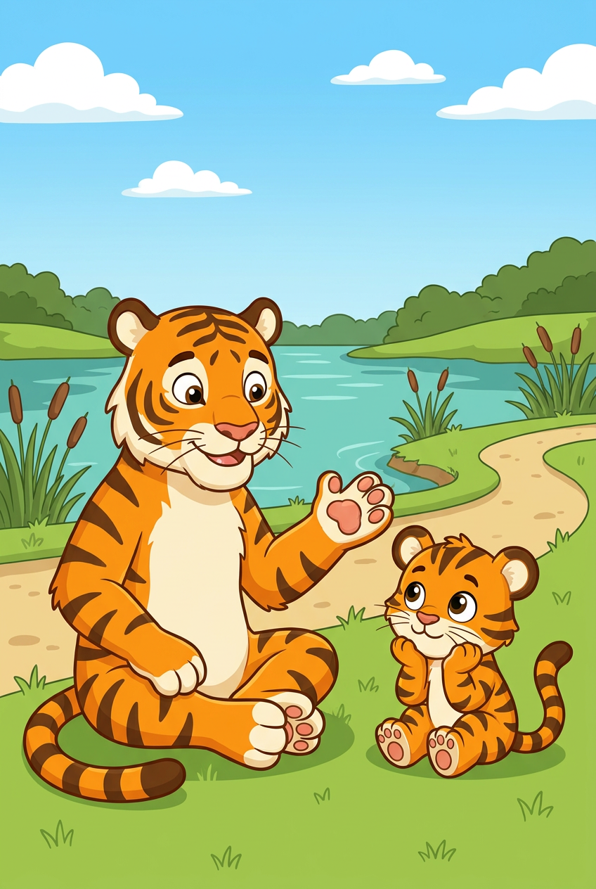 zephyr tiger and the pond run