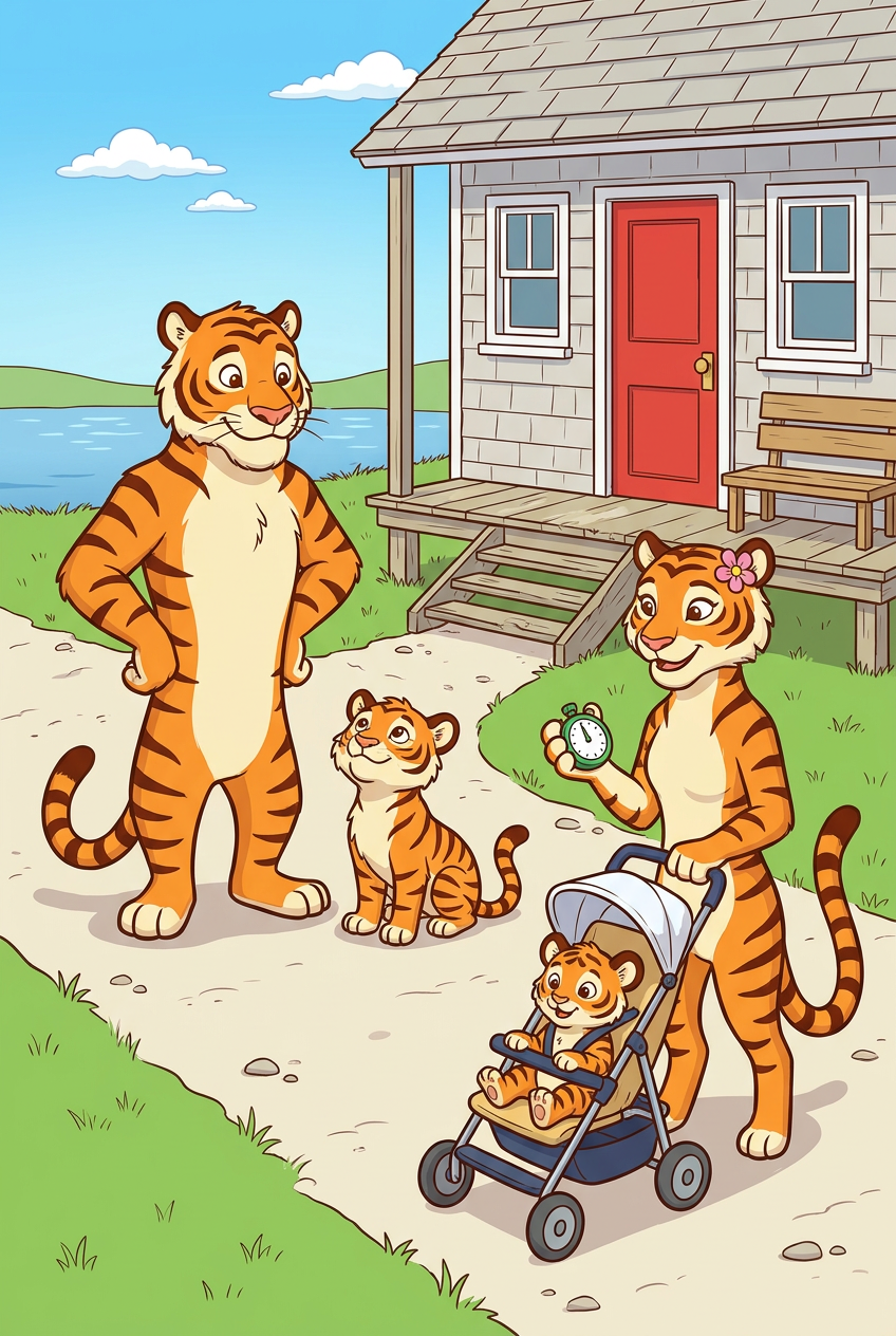 zephyr tiger and the pond run