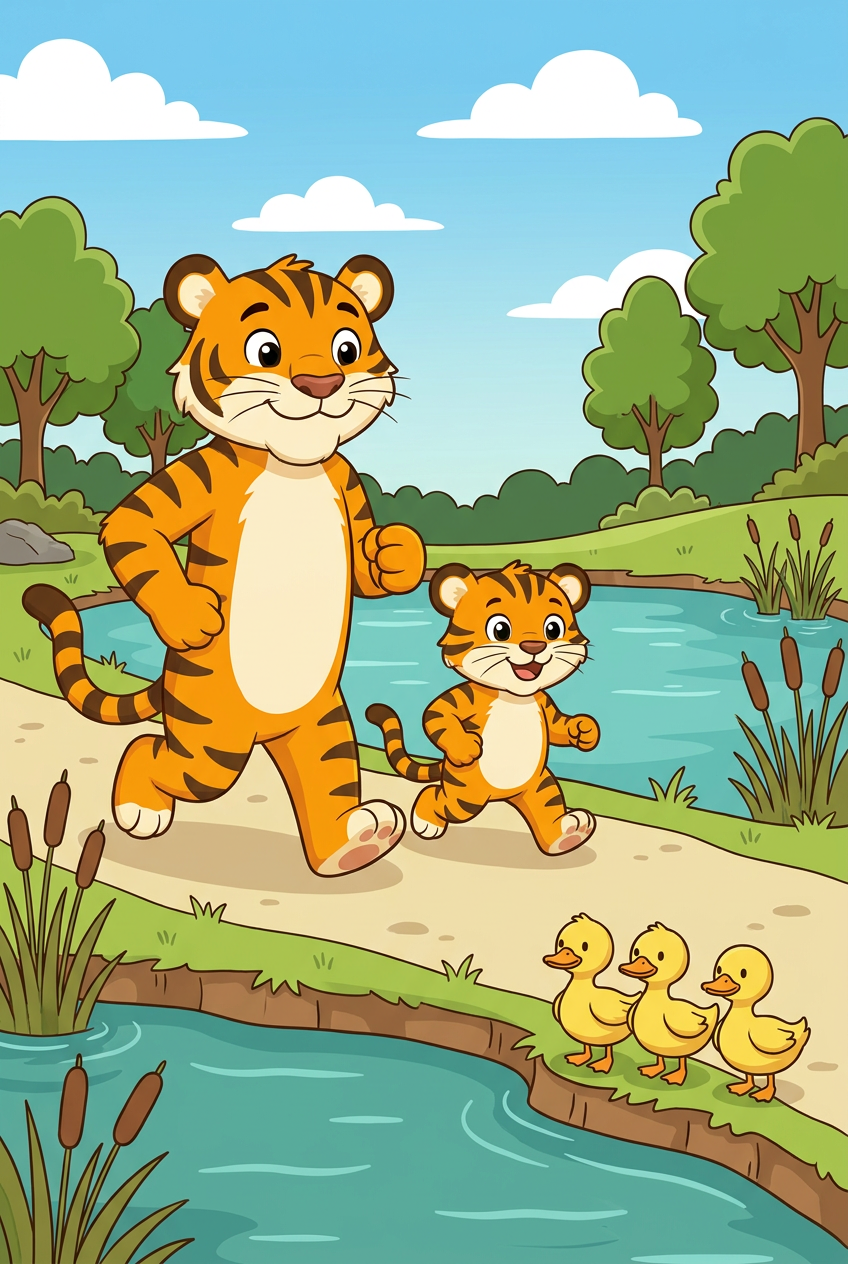 zephyr tiger and the pond run