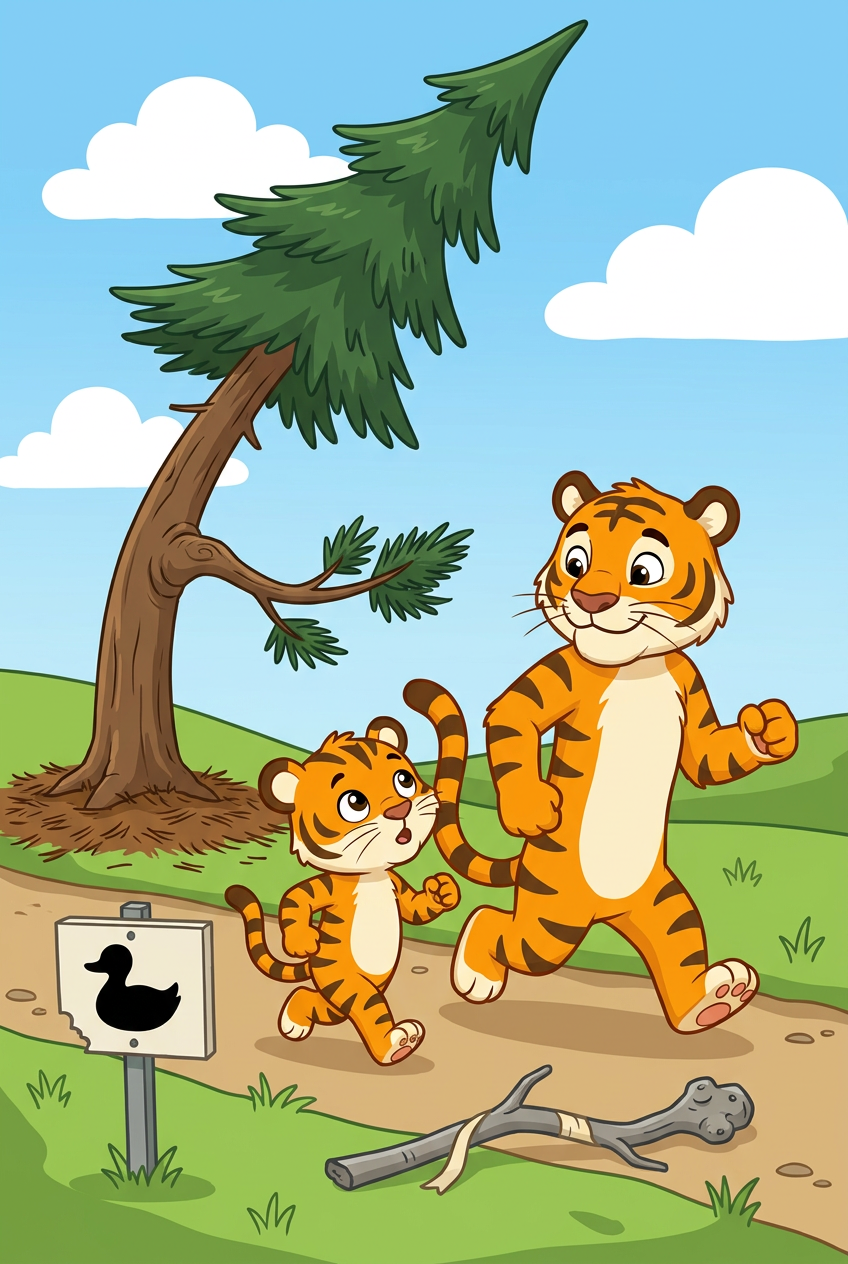 zephyr tiger and the pond run