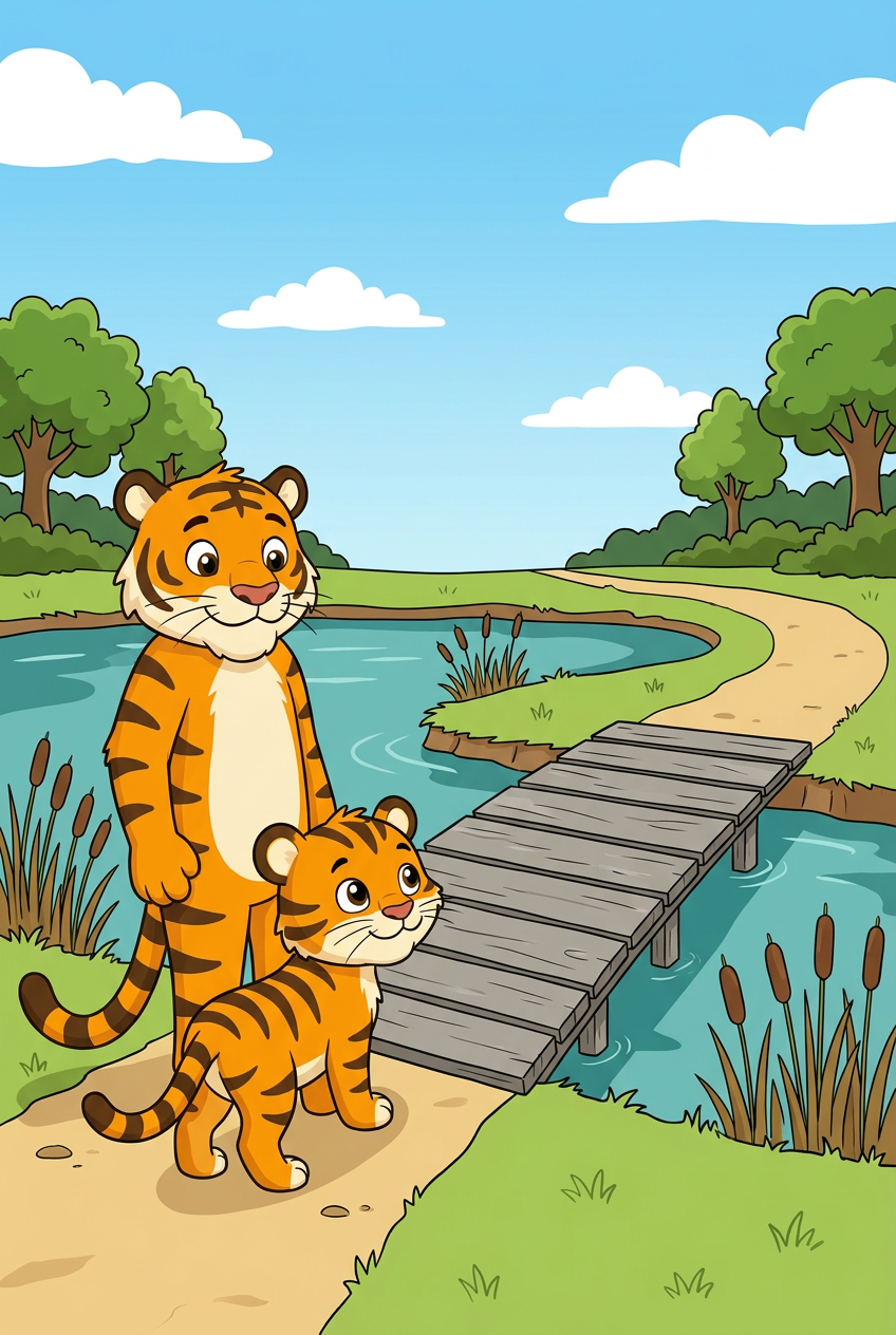 zephyr tiger and the pond run