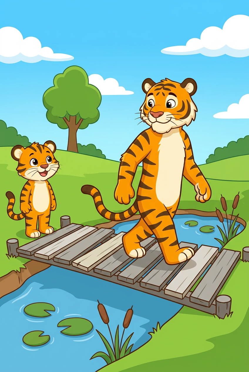 zephyr tiger and the pond run