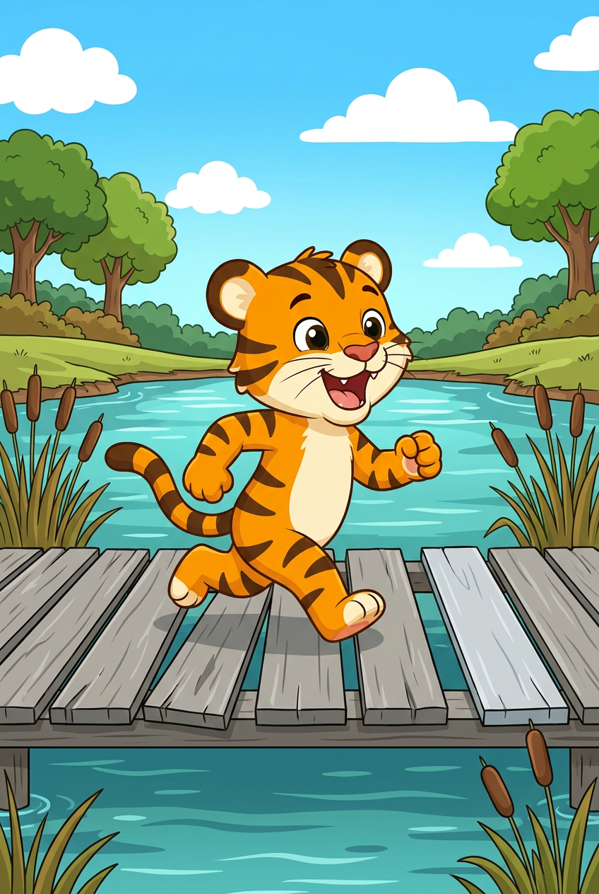 zephyr tiger and the pond run