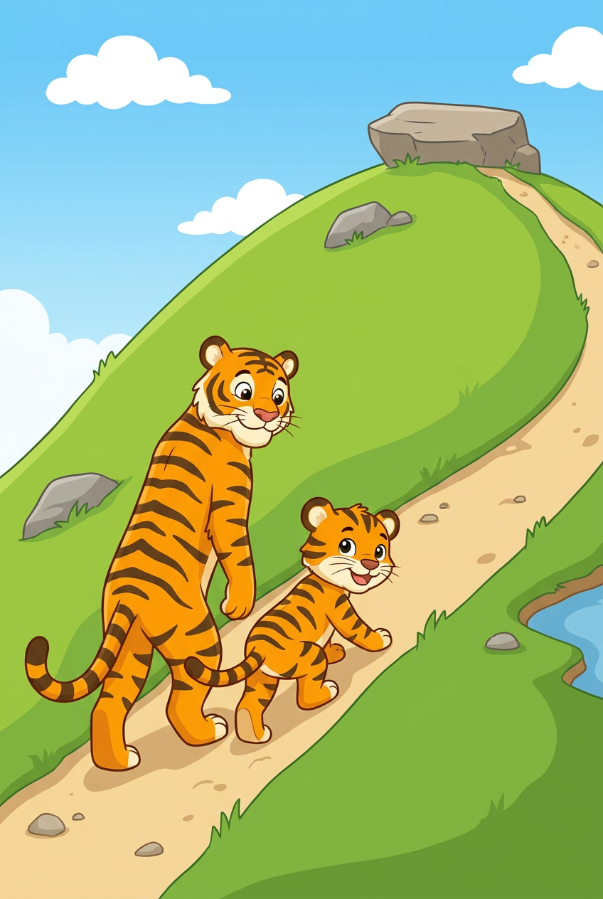 zephyr tiger and the pond run