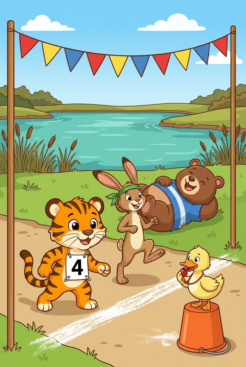 zephyr tiger and the pond run