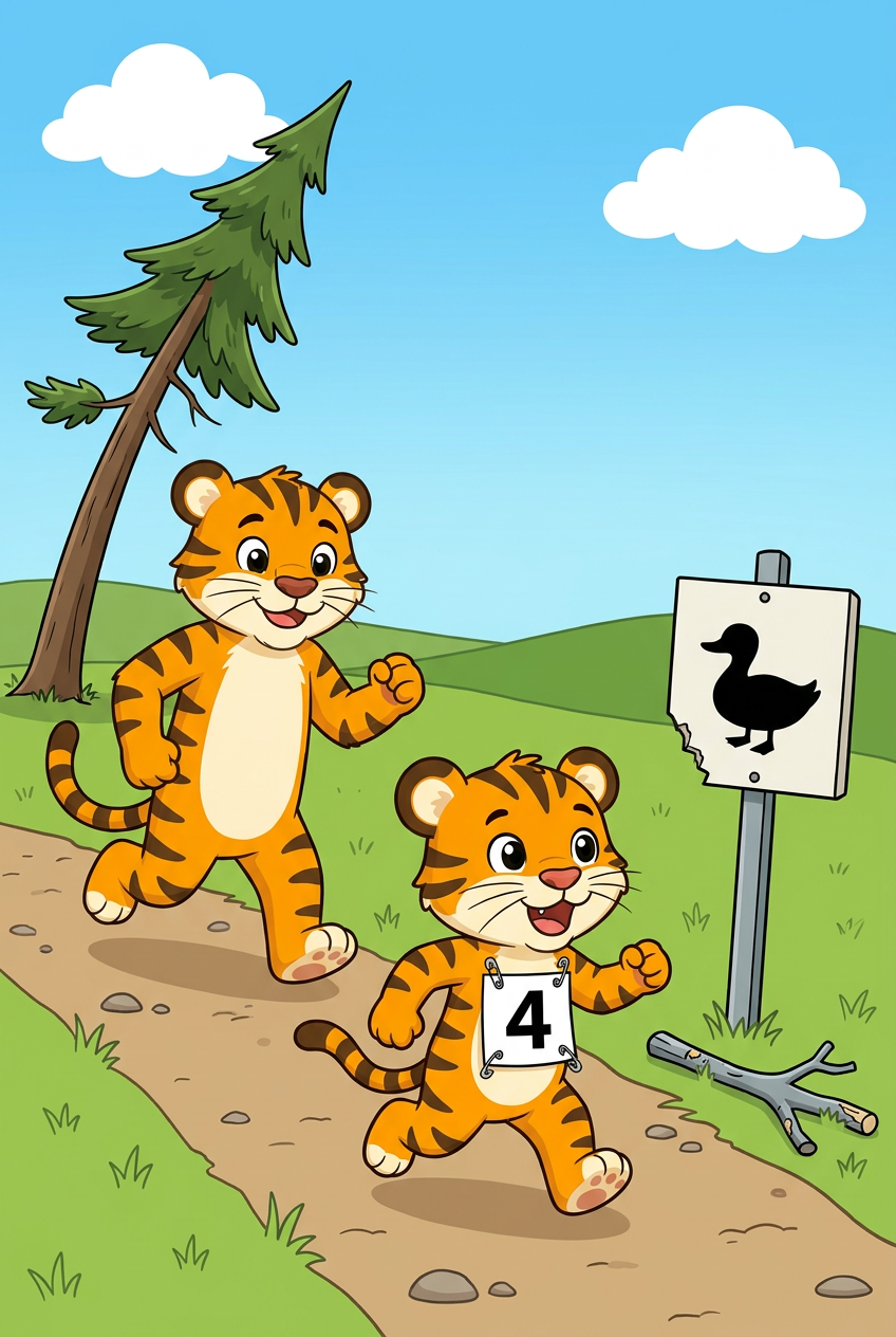 zephyr tiger and the pond run