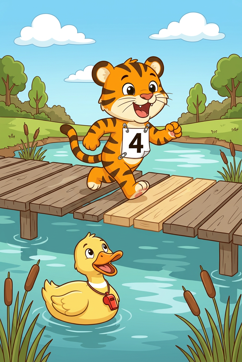 zephyr tiger and the pond run