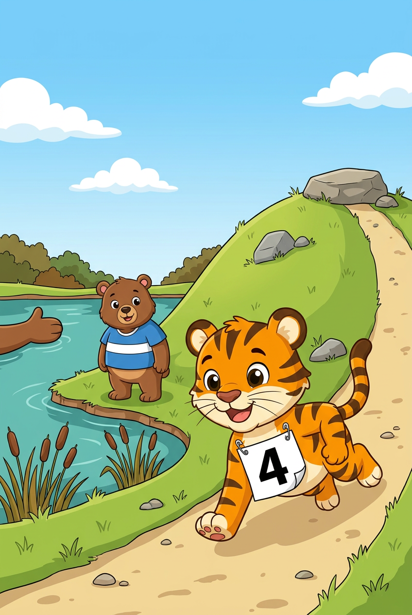 zephyr tiger and the pond run