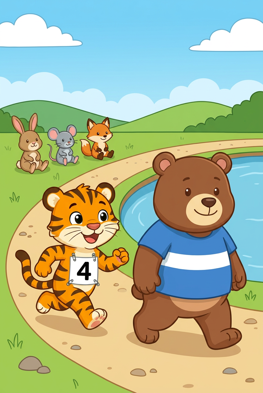 zephyr tiger and the pond run