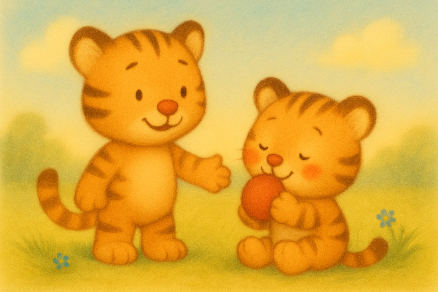 zephyr tiger and the little red toy