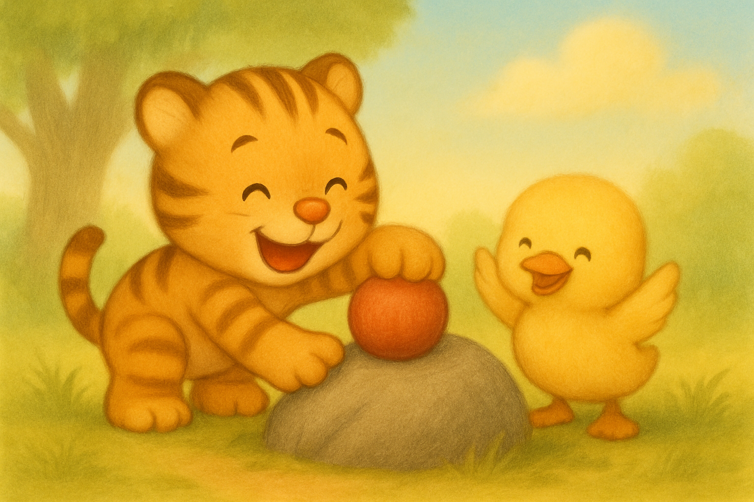 zephyr tiger and the little red toy
