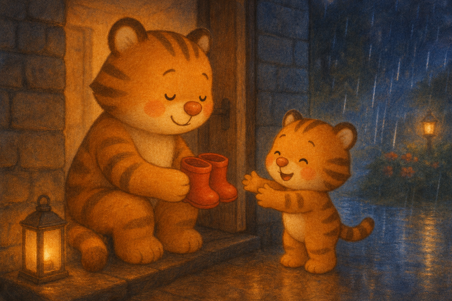 zephyr tiger and the rainy day