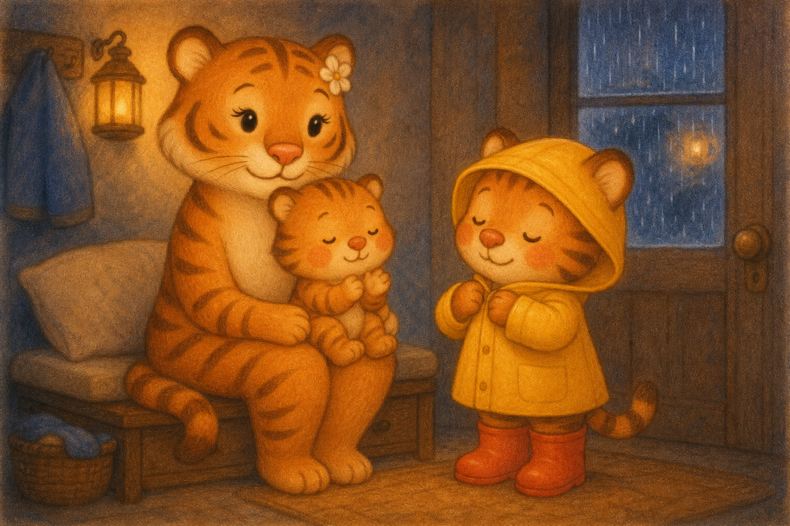 zephyr tiger and the rainy day