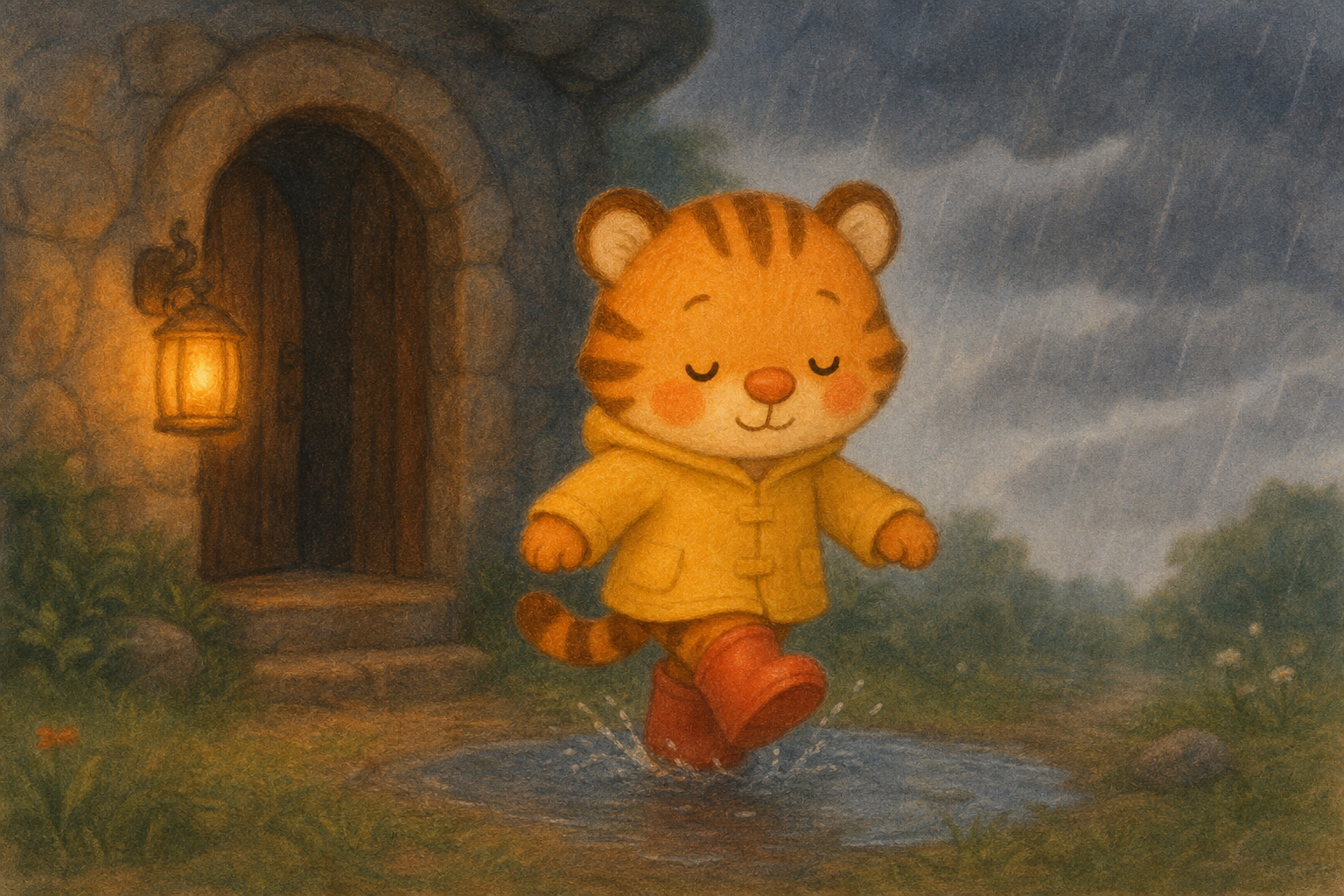 zephyr tiger and the rainy day
