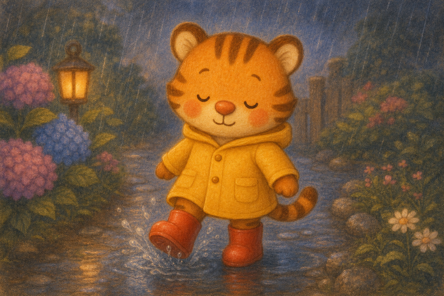 zephyr tiger and the rainy day