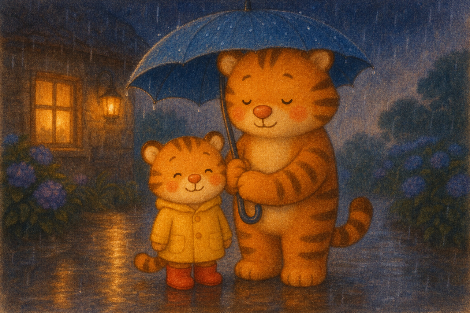 zephyr tiger and the rainy day