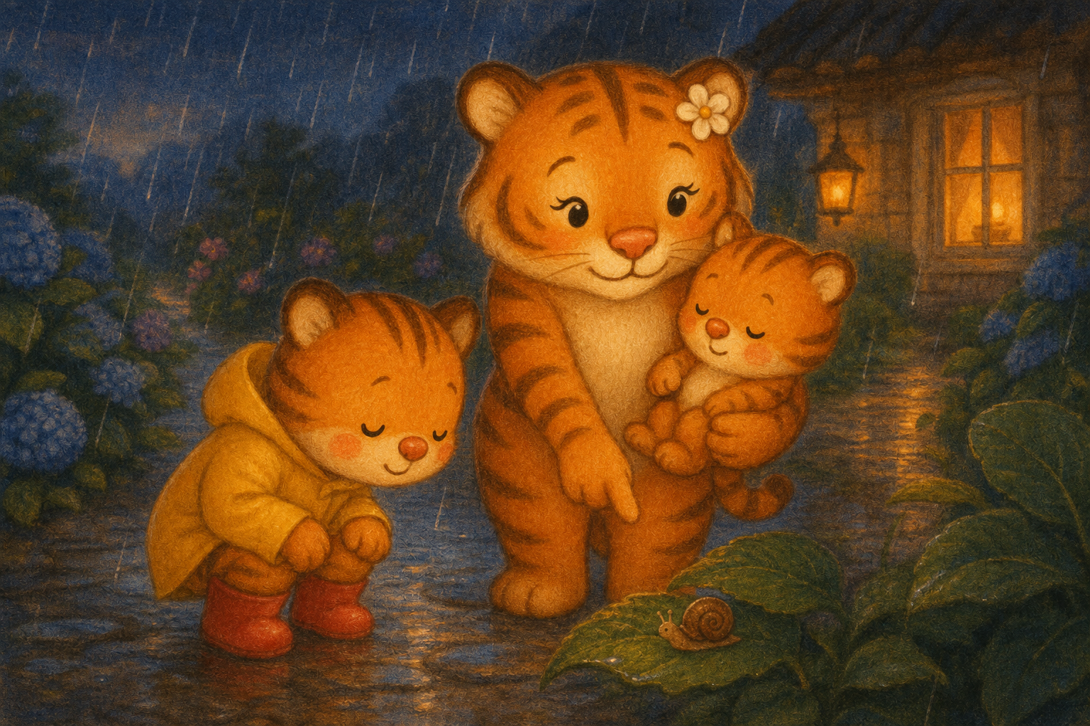 zephyr tiger and the rainy day